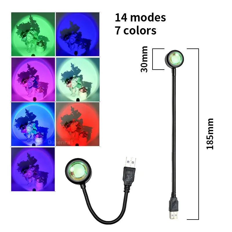 Sunset LED Light USB